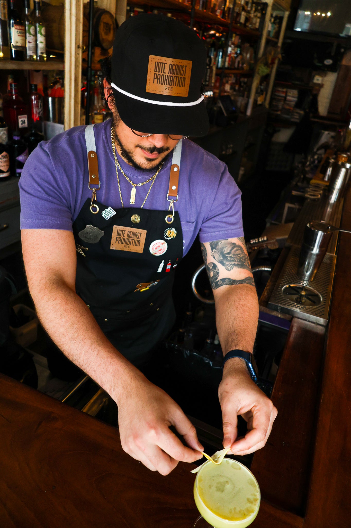 Vote Against Prohibition - Black Rope Hat