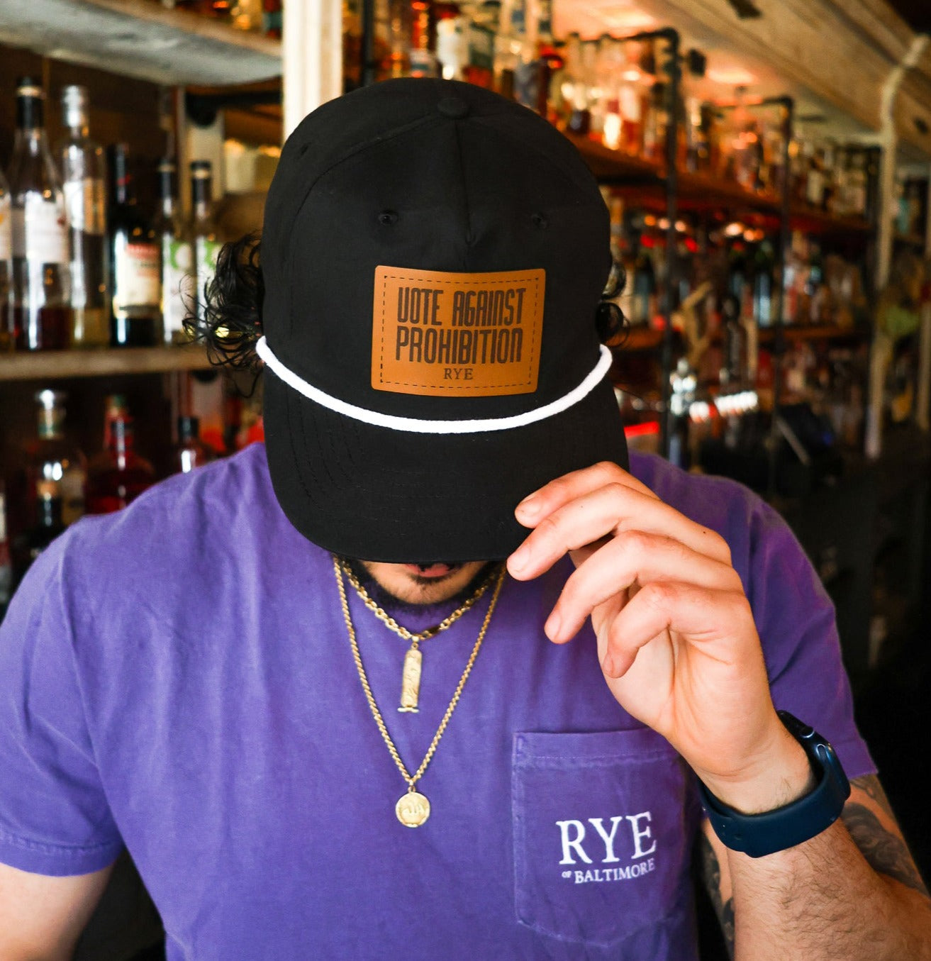 Vote Against Prohibition - Black Rope Hat